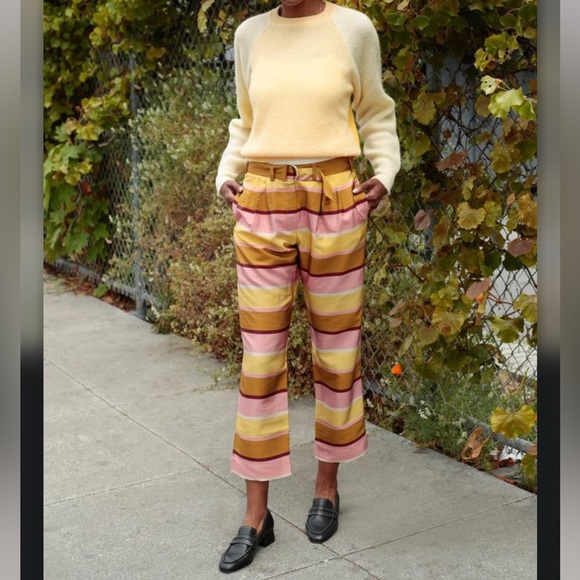 Stine Goya Kathy Striped Pants Multicolor pink yellow - Picture 6 of 16